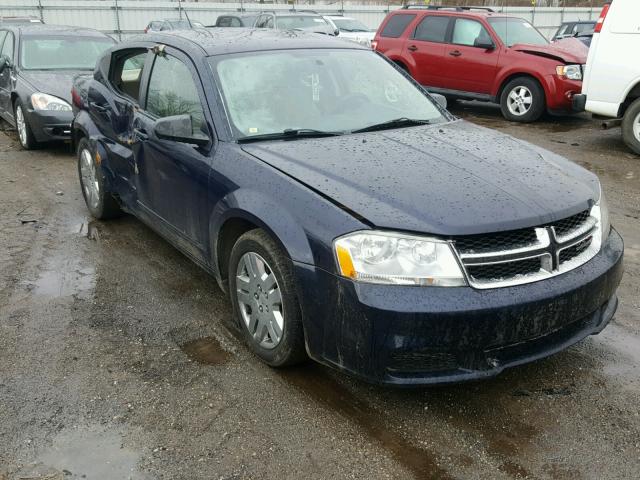 1C3CDZAG7CN258691 - 2012 DODGE AVENGER SE BLUE photo 1