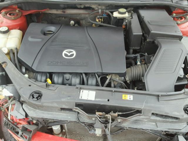 JM1BK12F851253790 - 2005 MAZDA 3 I RED photo 7