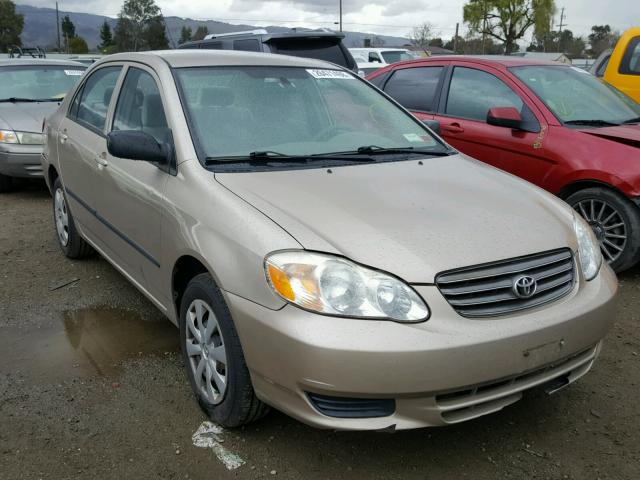 2T1BR32E84C255080 - 2004 TOYOTA COROLLA CE BEIGE photo 1