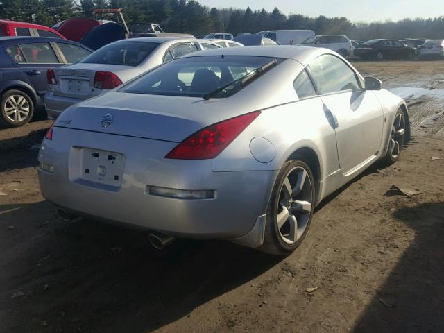 JN1BZ34D47M506210 - 2007 NISSAN 350Z COUPE SILVER photo 4