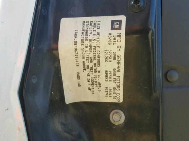 1G8AJ55F96Z195493 - 2006 SATURN ION LEVEL WHITE photo 10