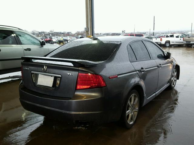 19UUA662X5A005347 - 2005 ACURA TL GRAY photo 4