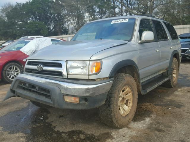 JT3GN86R1Y0167293 - 2000 TOYOTA 4RUNNER SR SILVER photo 2