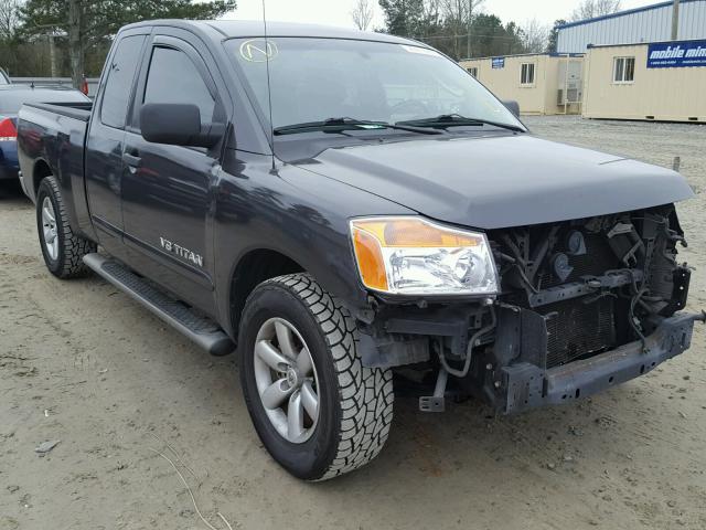 1N6BA06A98N300704 - 2008 NISSAN TITAN XE GRAY photo 1