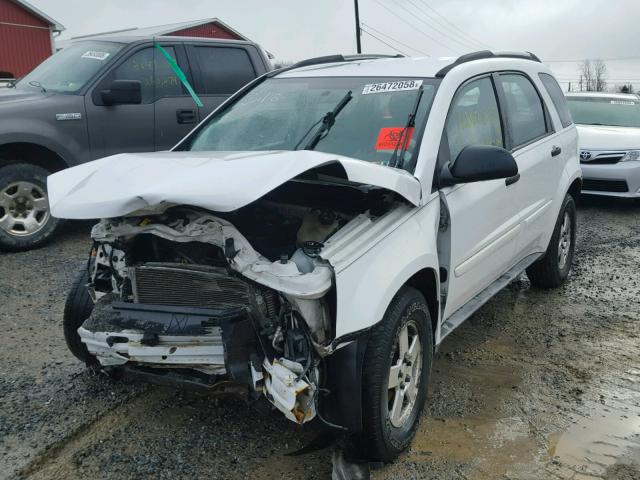 2CNDL23FX56142841 - 2005 CHEVROLET EQUINOX LS WHITE photo 2