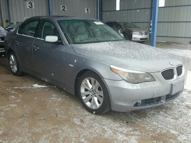 WBANB33544B108525 - 2004 BMW 545 I SILVER photo 1