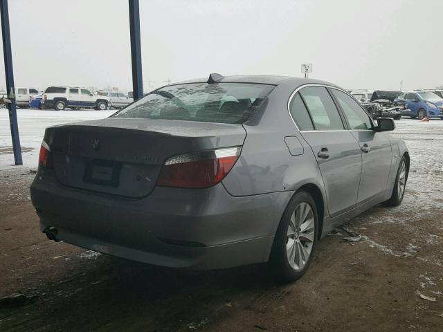 WBANB33544B108525 - 2004 BMW 545 I SILVER photo 4