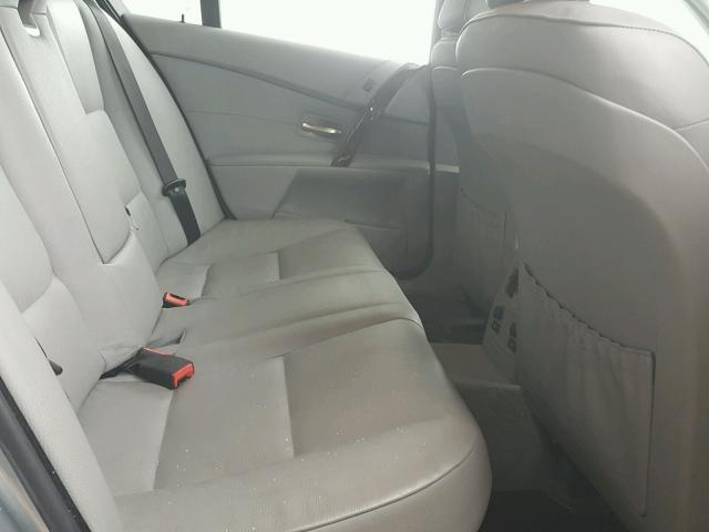 WBANB33544B108525 - 2004 BMW 545 I SILVER photo 6