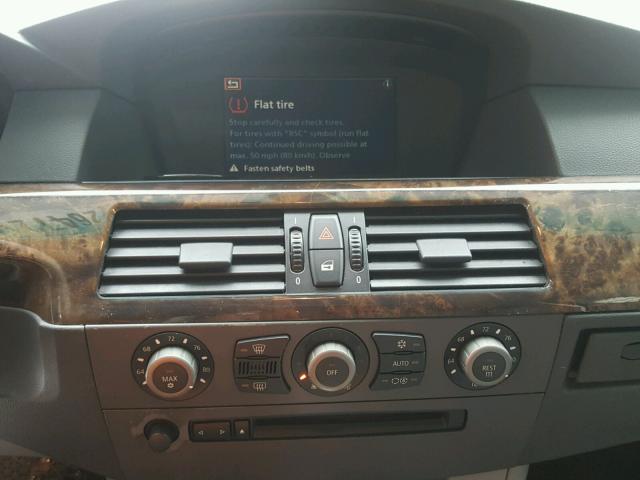 WBANB33544B108525 - 2004 BMW 545 I SILVER photo 9