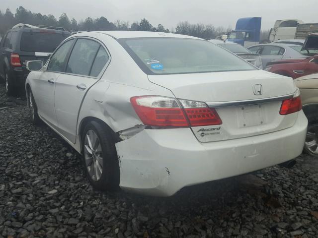 1HGCR2F83DA238129 - 2013 HONDA ACCORD EXL WHITE photo 3