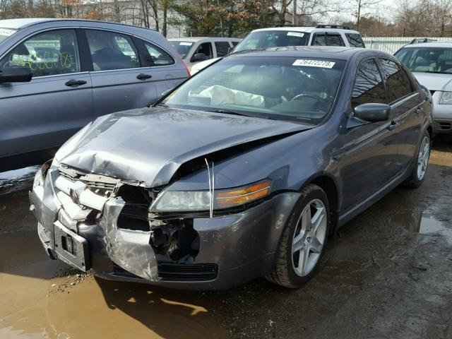 19UUA66234A069860 - 2004 ACURA TL GRAY photo 2