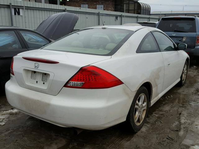 1HGCM72706A011802 - 2006 HONDA ACCORD EX WHITE photo 4