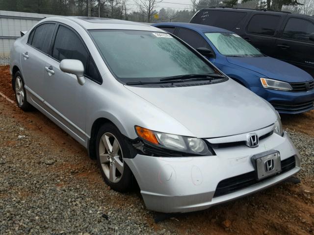 1HGFA16898L015506 - 2008 HONDA CIVIC EX SILVER photo 1