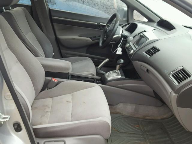 1HGFA16898L015506 - 2008 HONDA CIVIC EX ვერცხლისფერი ფოტო 5