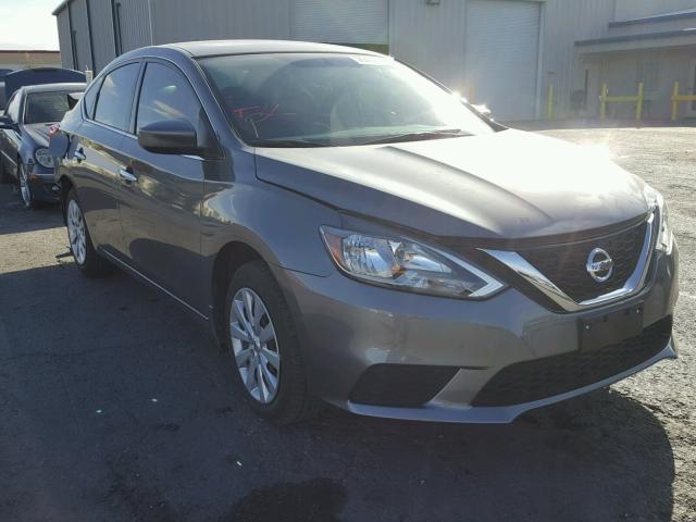 3N1AB7AP2GY224618 - 2016 NISSAN SENTRA S GRAY photo 1