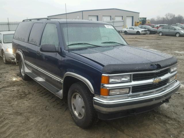 1GNFK16R2XJ361516 - 1999 CHEVROLET SUBURBAN K BLUE photo 1