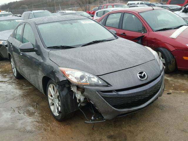 JM1BL1U55B1393728 - 2011 MAZDA 3 S GRAY photo 1