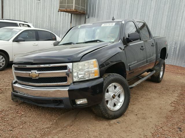 3GCEK13398G292119 - 2008 CHEVROLET SILVERADO BLACK photo 2