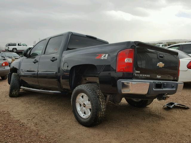 3GCEK13398G292119 - 2008 CHEVROLET SILVERADO BLACK photo 3