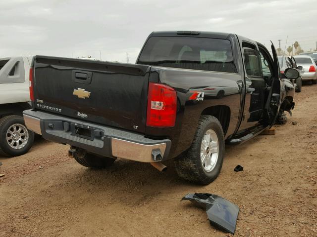 3GCEK13398G292119 - 2008 CHEVROLET SILVERADO BLACK photo 4