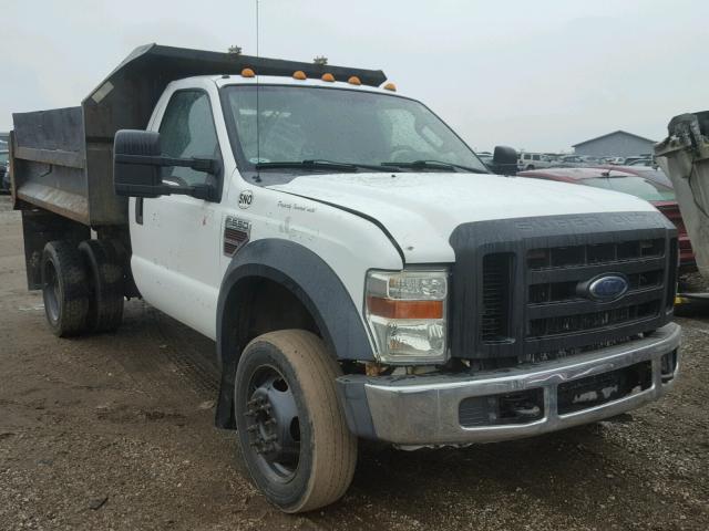 1FDAF57R19EA10147 - 2009 FORD F550 SUPER WHITE photo 1