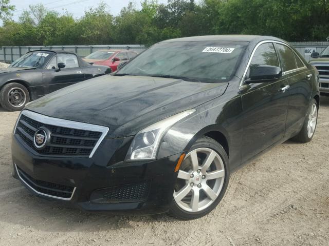 1G6AA5RA7D0176269 - 2013 CADILLAC ATS BLACK photo 2