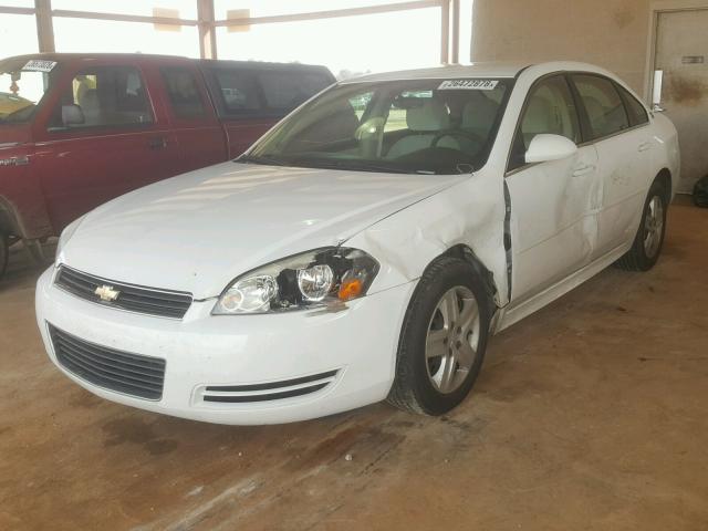 2G1WF5EK2B1164799 - 2011 CHEVROLET IMPALA LS WHITE photo 2