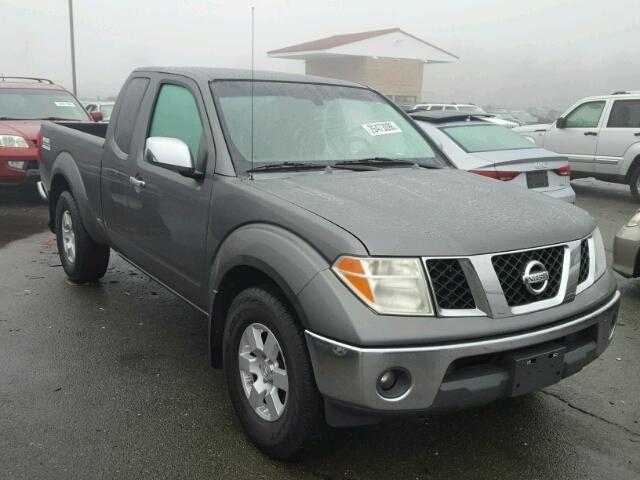 1N6AD06U25C443093 - 2005 NISSAN FRONTIER K GRAY photo 1