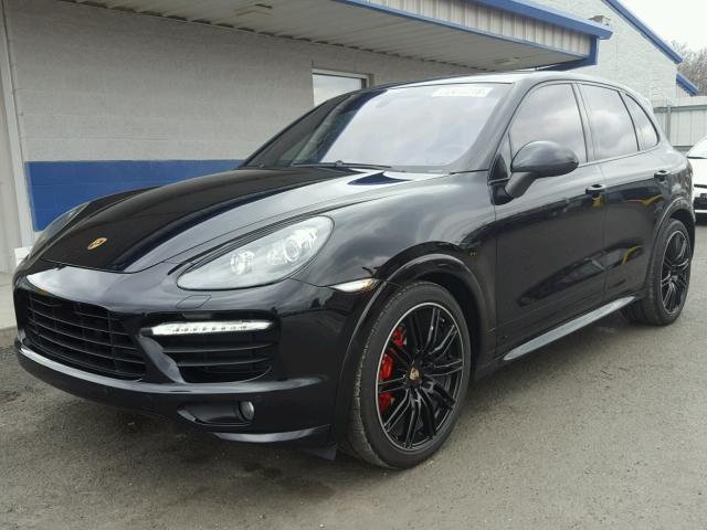 WP1AD2A23DLA74665 - 2013 PORSCHE CAYENNE GT BLACK photo 2