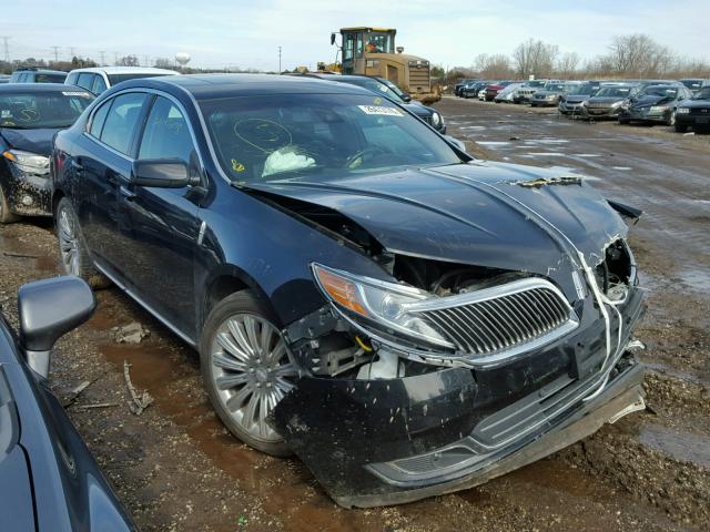 1LNHL9EKXDG602826 - 2013 LINCOLN MKS BLACK photo 1