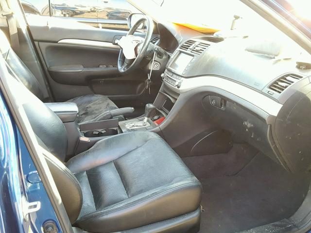 JH4CL96974C009733 - 2004 ACURA TSX BLUE photo 5