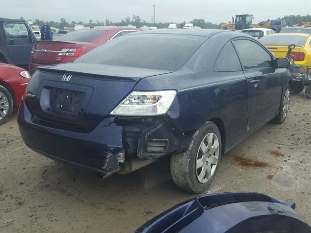 2HGFG1B61AH515083 - 2010 HONDA CIVIC LX BLUE photo 4