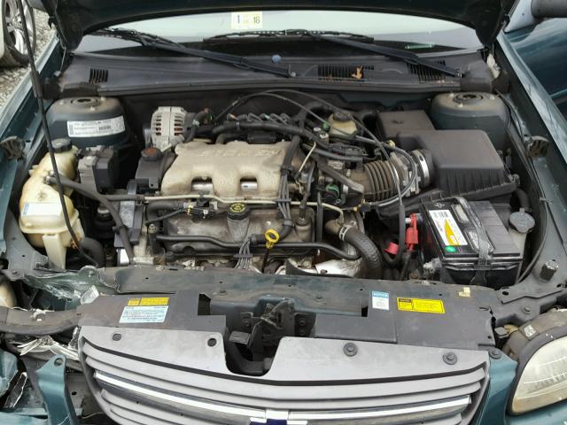 1G1ND52J516188891 - 2001 CHEVROLET MALIBU GREEN photo 7