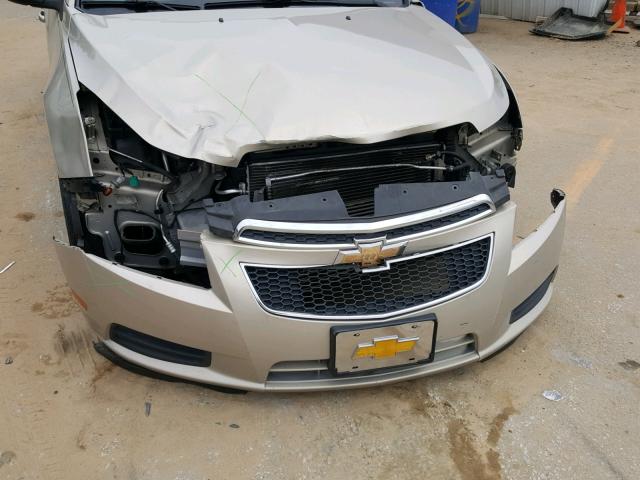 1G1PG5SC7C7109106 - 2012 CHEVROLET CRUZE LT GOLD photo 9