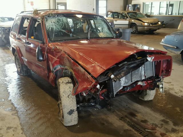 1J4FF68S6XL526492 - 1999 JEEP CHEROKEE S RED photo 1