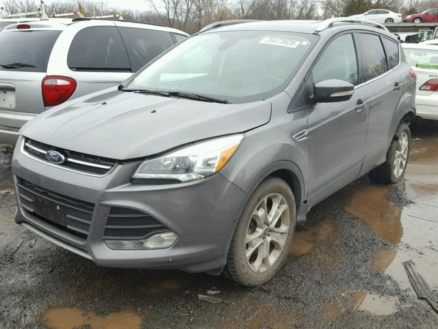 1FMCU9J97EUD48229 - 2014 FORD ESCAPE TIT SILVER photo 2