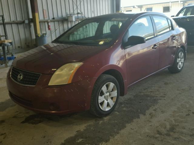 3N1AB61EX8L734089 - 2008 NISSAN SENTRA 2.0 RED photo 2