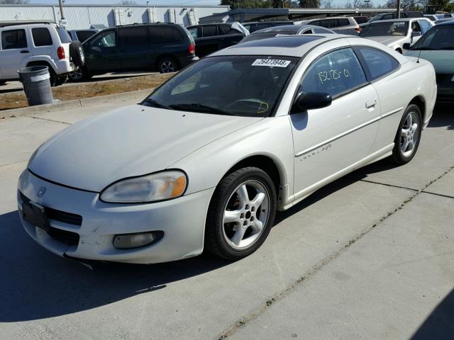 4B3AG52H61E009094 - 2001 DODGE STRATUS R/ WHITE photo 2