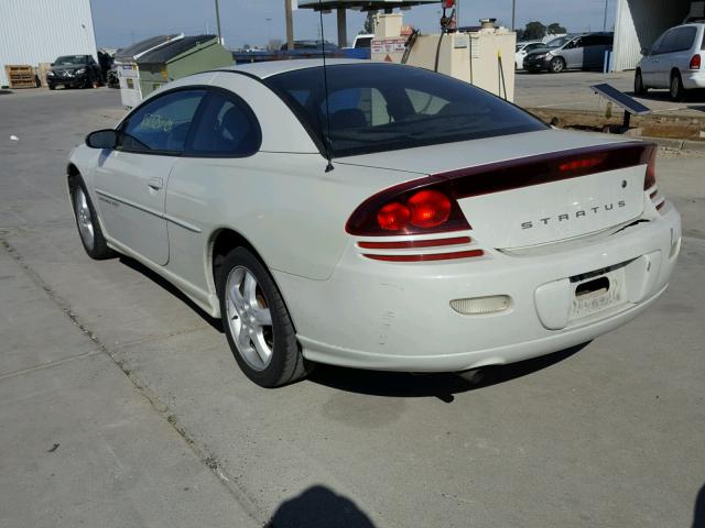 4B3AG52H61E009094 - 2001 DODGE STRATUS R/ WHITE photo 3