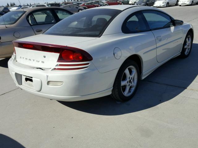 4B3AG52H61E009094 - 2001 DODGE STRATUS R/ WHITE photo 4