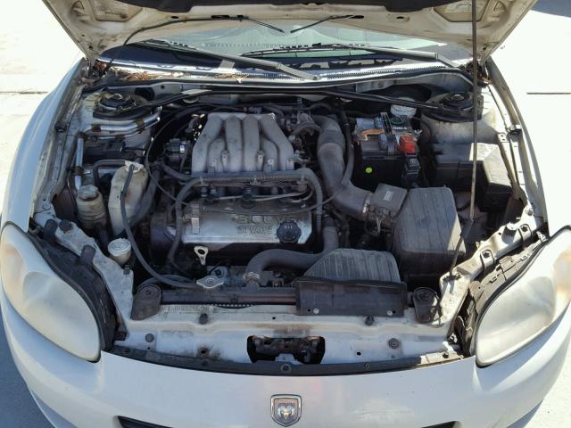 4B3AG52H61E009094 - 2001 DODGE STRATUS R/ WHITE photo 7