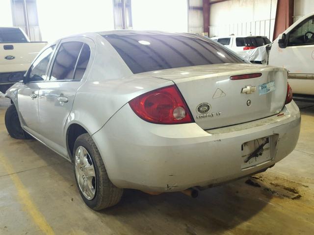 1G1AL58F087278801 - 2008 CHEVROLET COBALT LT SILVER photo 3