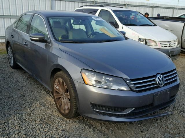 1VWBP7A34CC104383 - 2012 VOLKSWAGEN PASSAT SE CHARCOAL photo 1