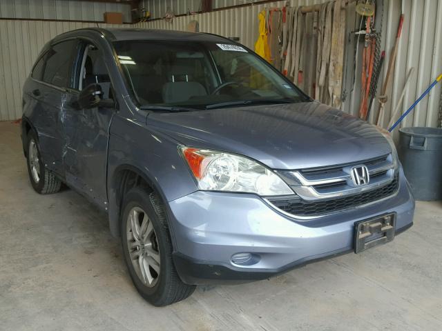 3CZRE3H51AG700420 - 2010 HONDA CR-V EX BLUE photo 1