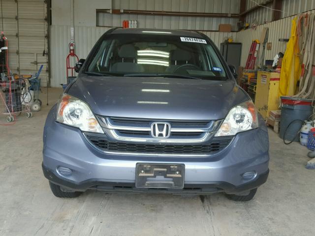 3CZRE3H51AG700420 - 2010 HONDA CR-V EX BLUE photo 9