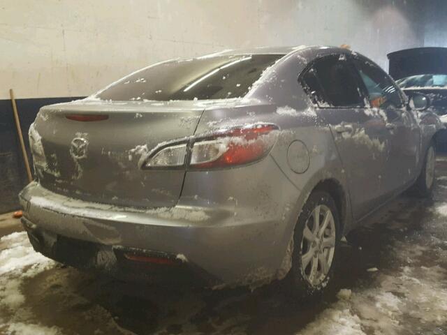 JM1BL1SF8A1242750 - 2010 MAZDA 3 I SILVER photo 4