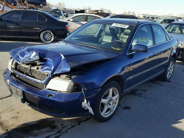 WAUED28D9WA172234 - 1998 AUDI A4 2.8 QUA BLUE photo 2