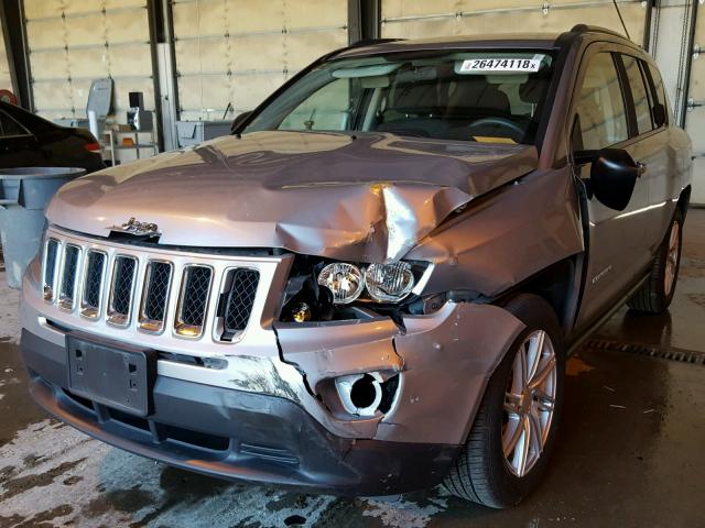 1C4NJDBB7FD321446 - 2015 JEEP COMPASS SP GRAY photo 2