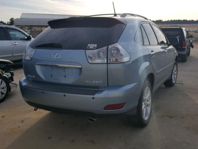 2T2GK31U19C058497 - 2009 LEXUS RX 350 BLUE photo 4