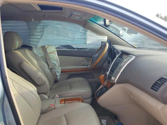 2T2GK31U19C058497 - 2009 LEXUS RX 350 BLUE photo 5